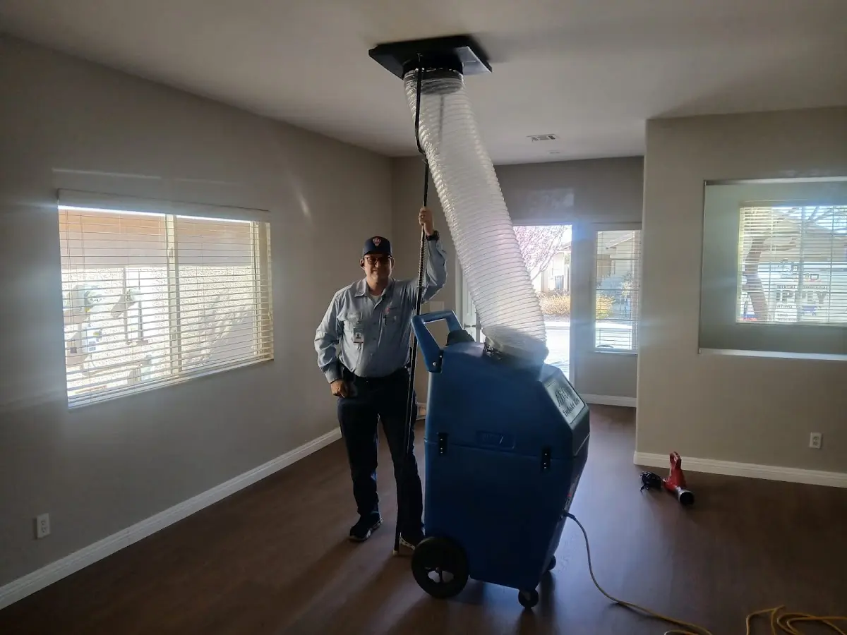 Professional Dryer Vent Cleaning work inside a Ceres home